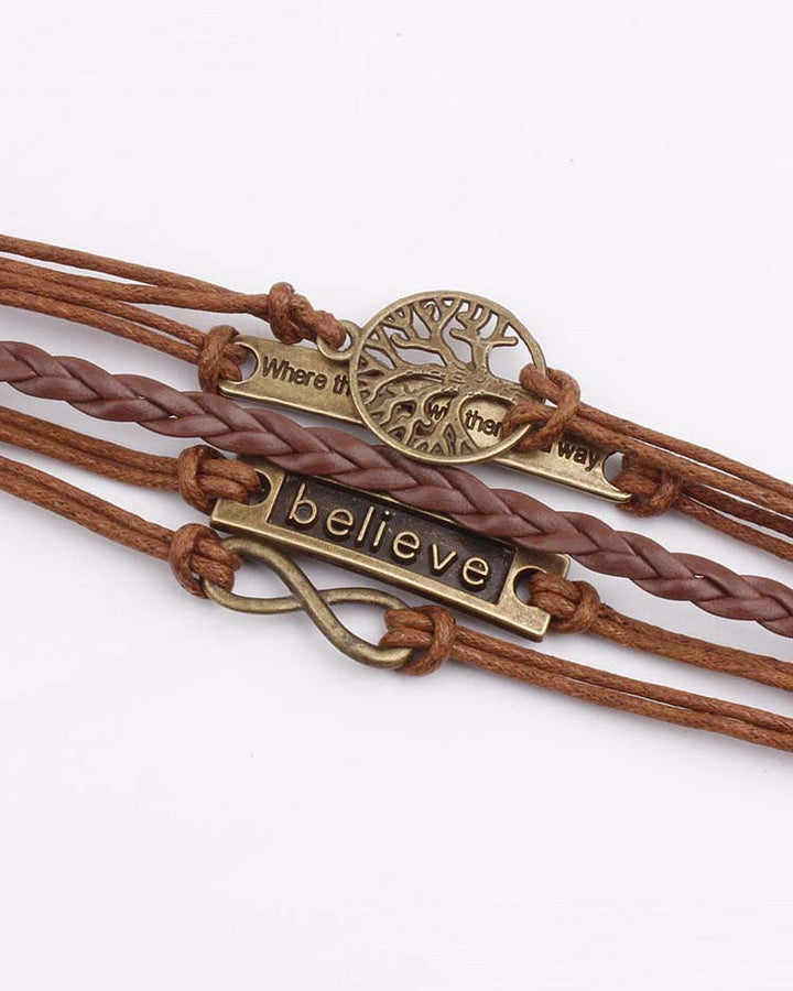 Vintage Leather Cord Bracelet