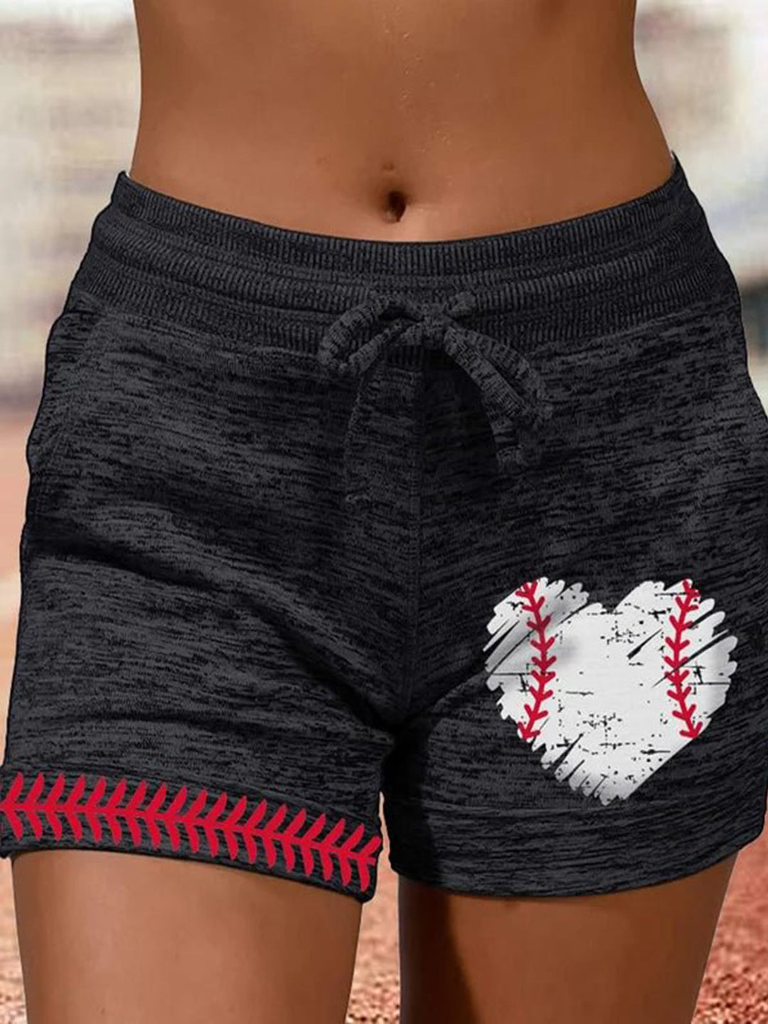 Women's Casual Baseball Printed Sweatpants