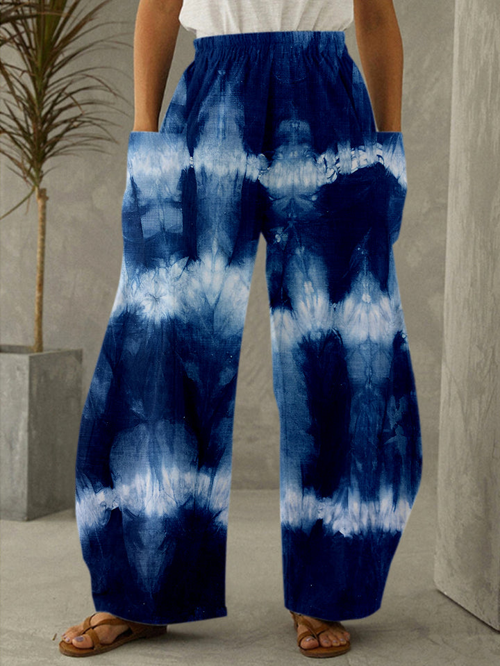 Tie-dye Print Pocket Trousers