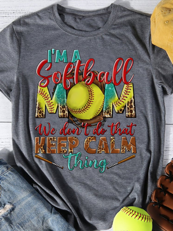 I'm A Softball Mom Sport T-Shirt