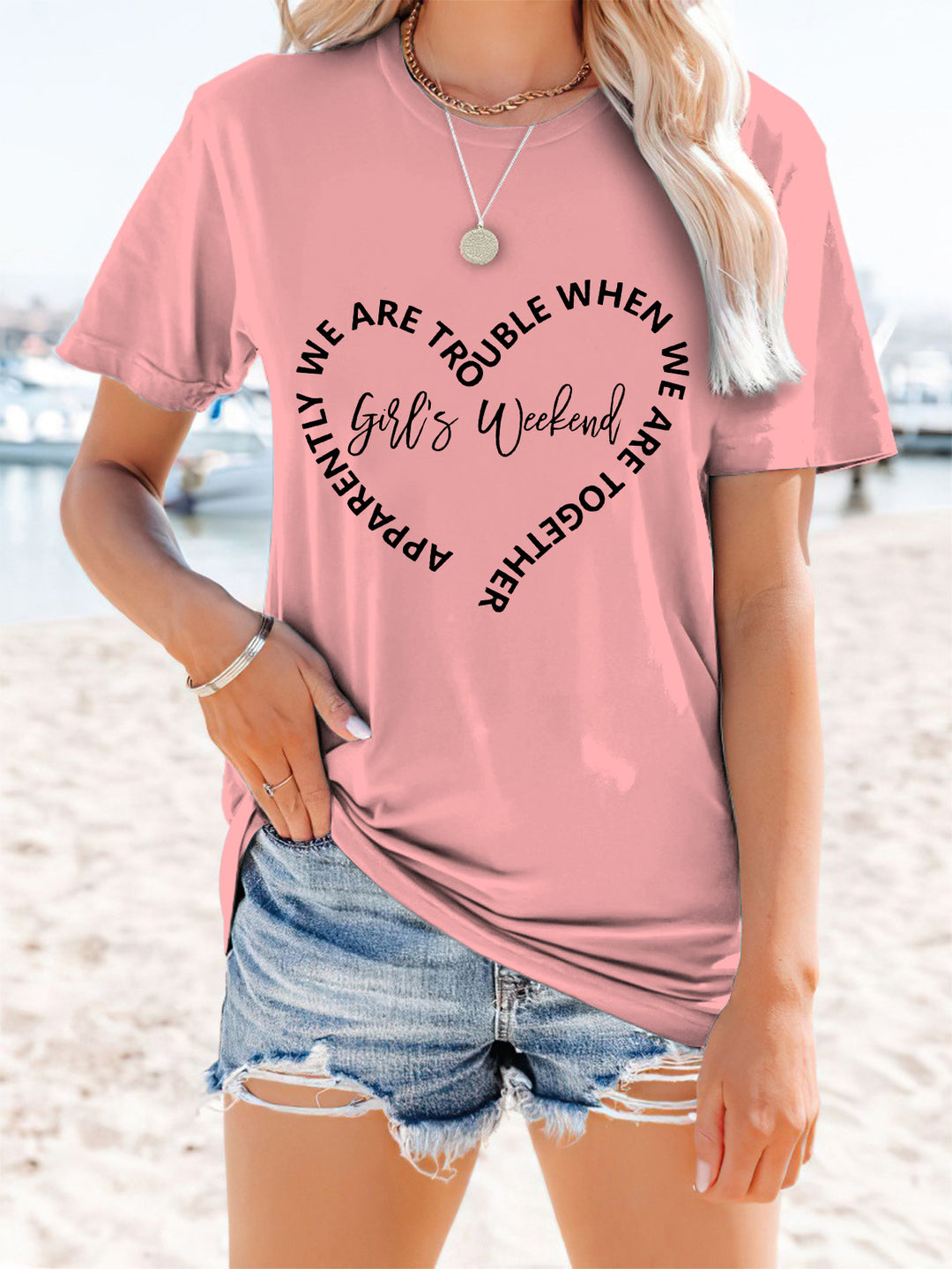 Girls Weekend Print Short Sleeve Tee