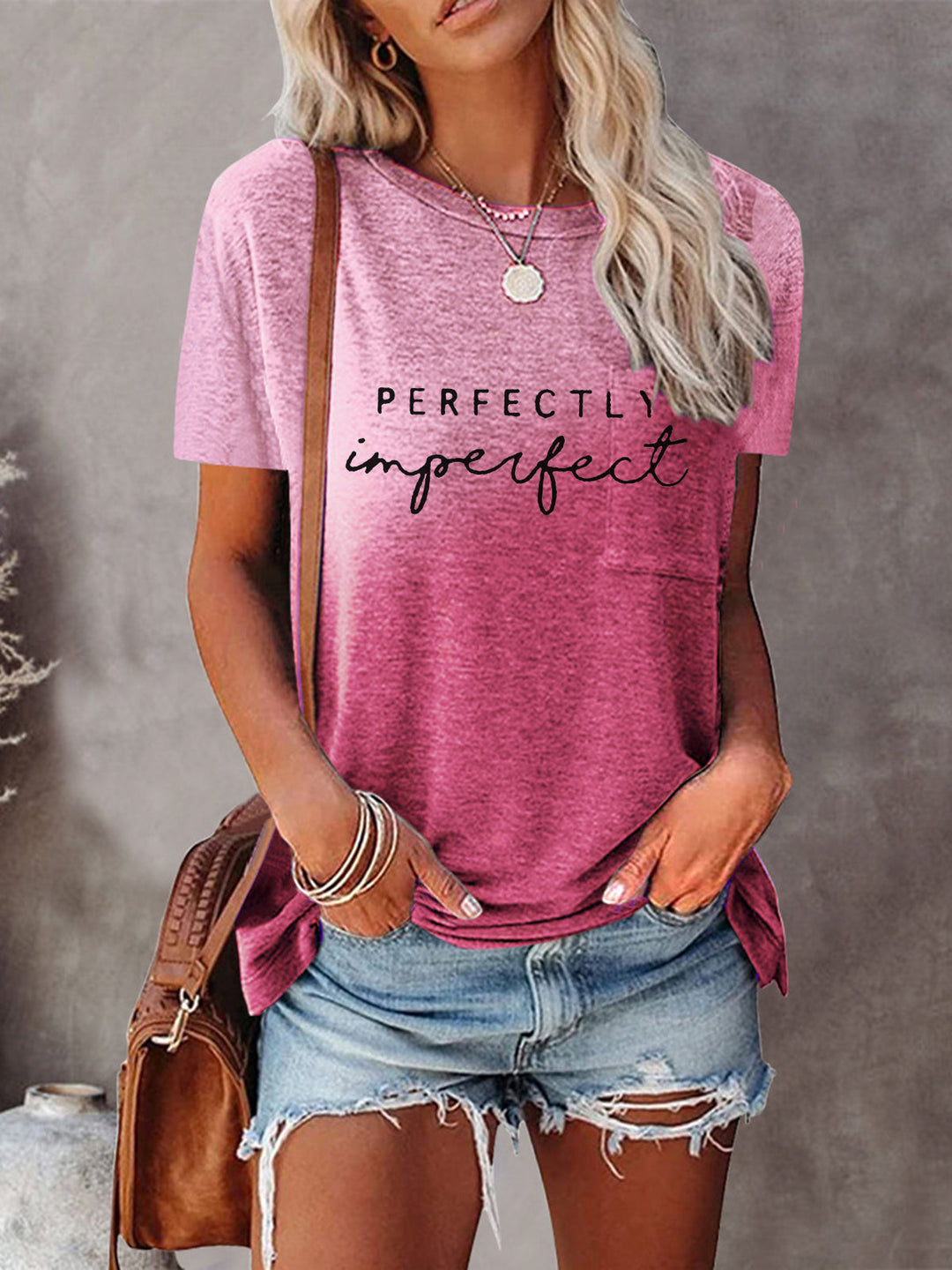 Women's Perfectly Imperfect Casual Tie Dye Tee