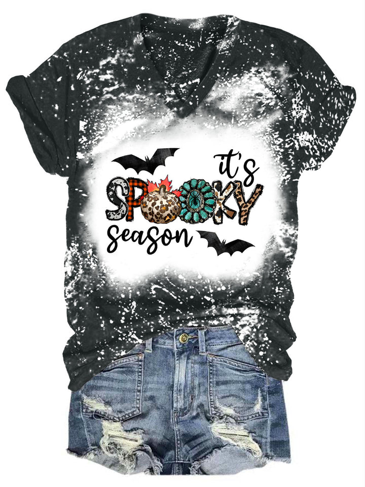 Its Spooky Season Print T-shirt