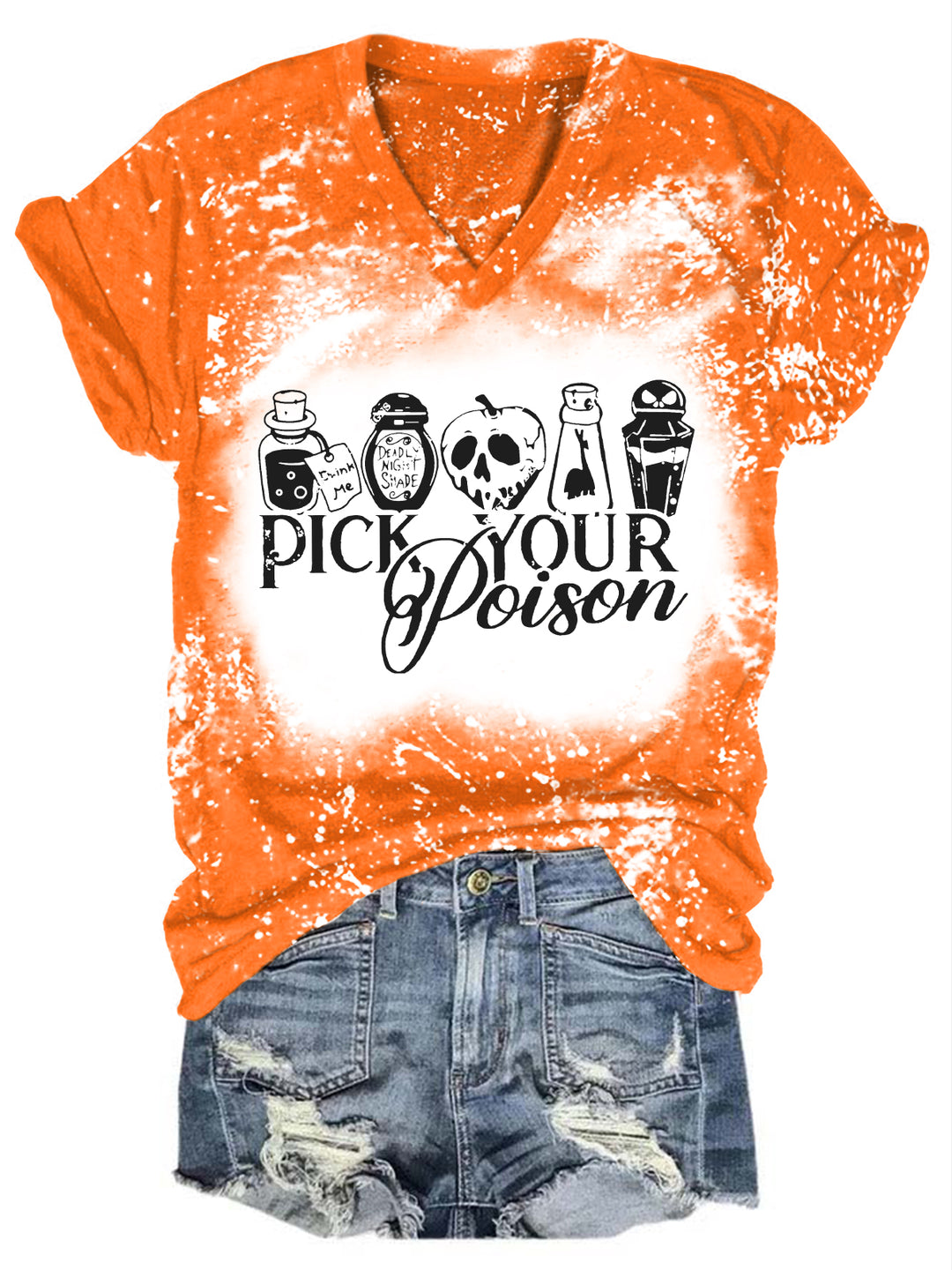 Pick your Poison Halloween Print Shirt