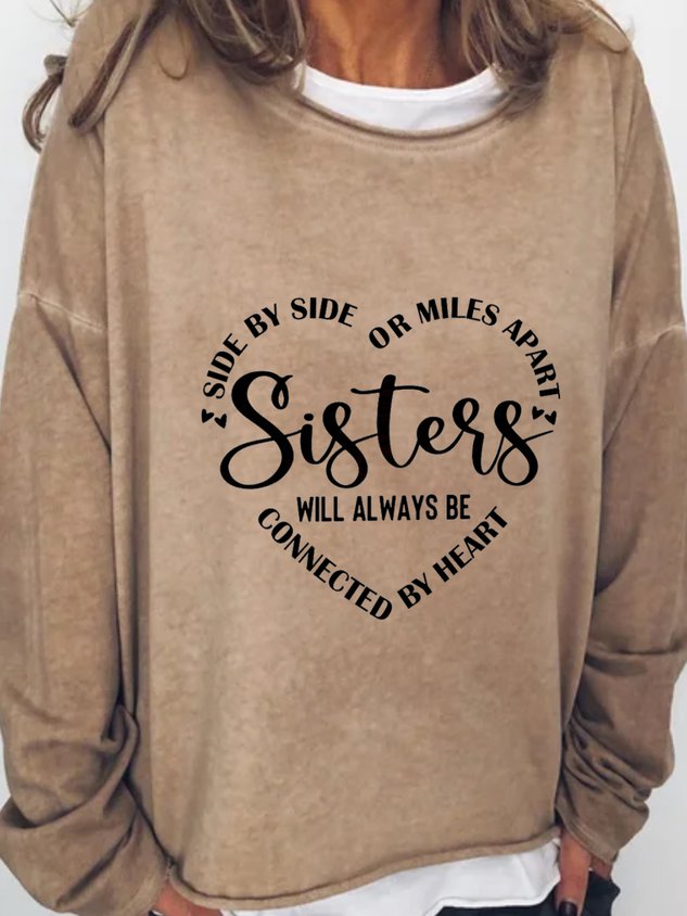 Sisters Casual Long Sleeve Shirt