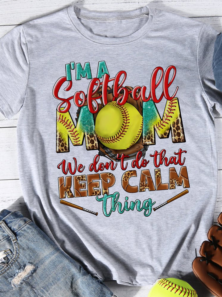I'm A Softball Mom Sport T-Shirt