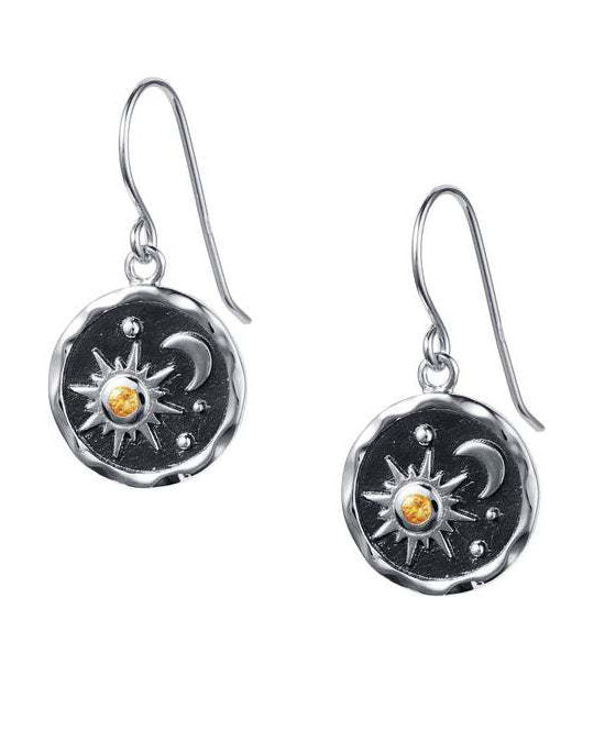 Trendy Sun Moon Earrings Pendant