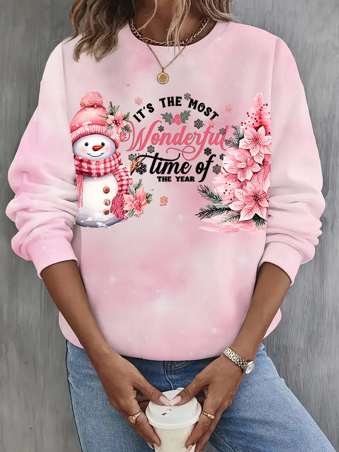 It's The Most Wonderful Time of The Year Print Casual Top