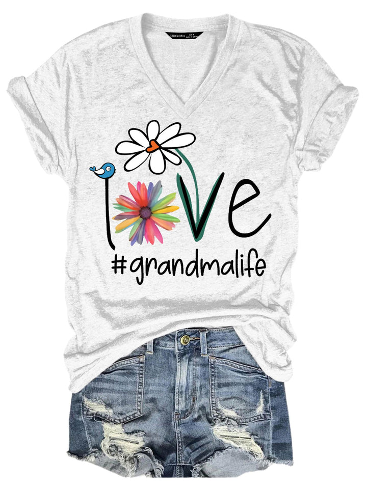 Grandma life Women's Short Sleeve T-Shirt