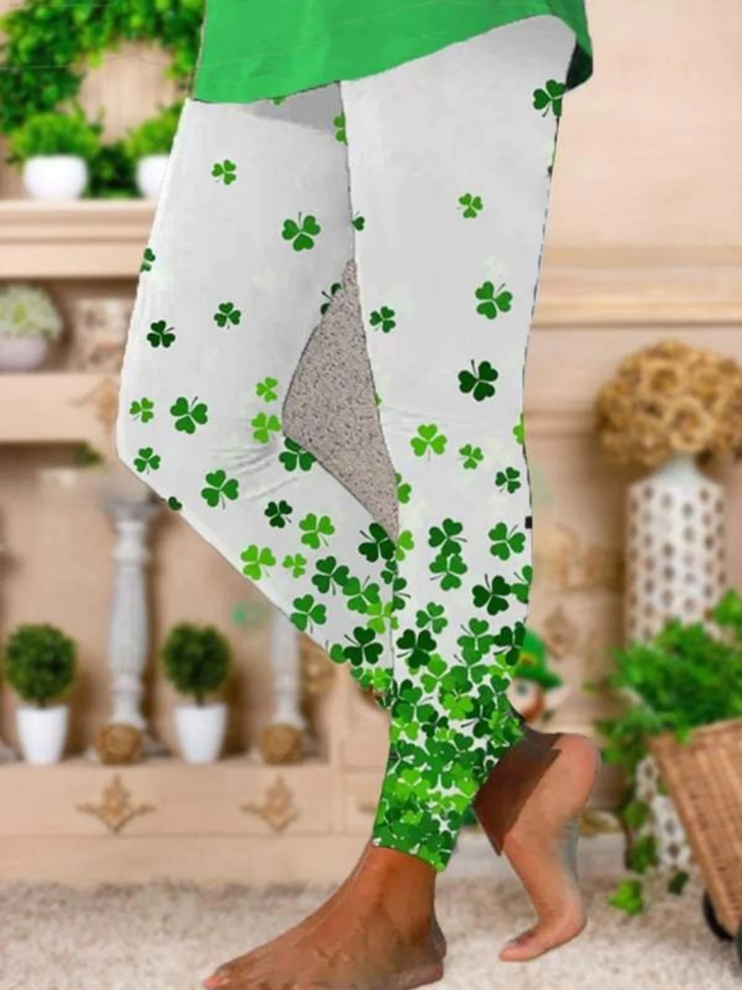 Shamrock St. Patrick's Day Leggings