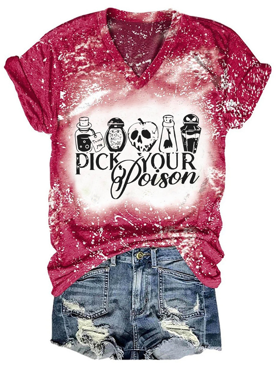 Pick your Poison Halloween Print Shirt