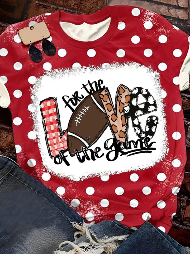 For The Love Of The Game Polka Dots T-shirt