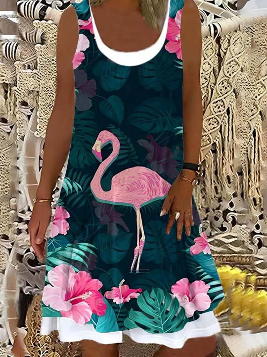 Flamingo Finesse Dress main image 1