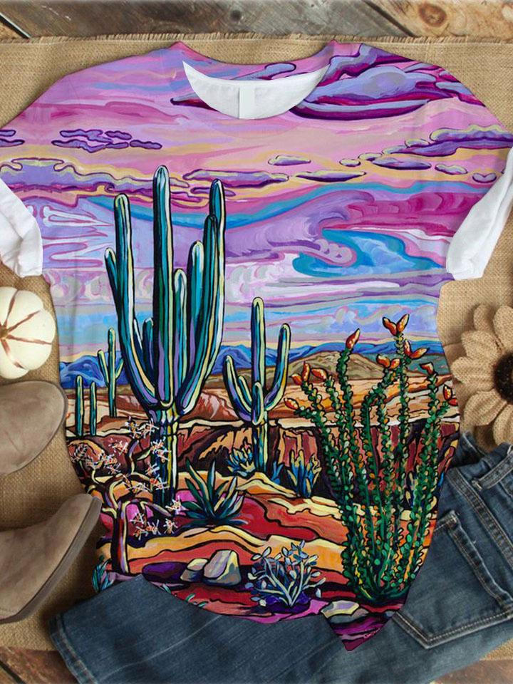 Western Cactus Women's T-Shirt