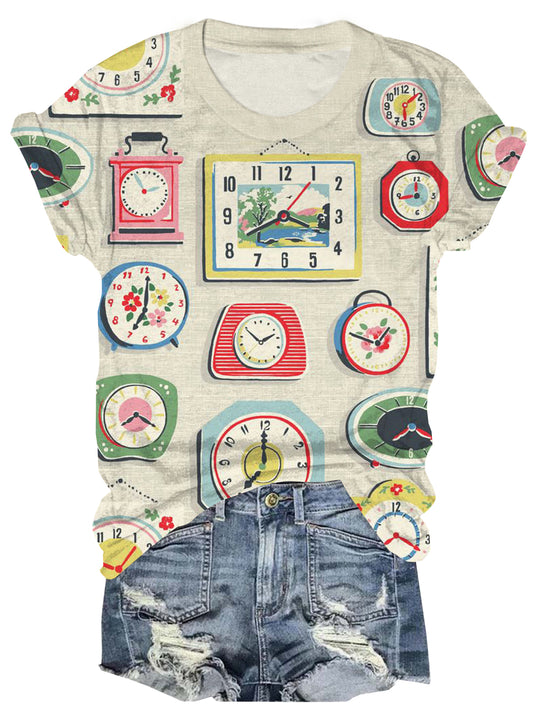 Clock all day tee